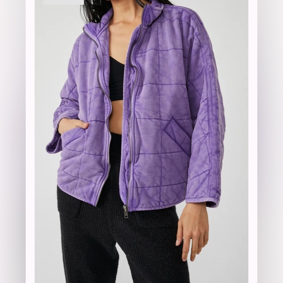 Free People Quilted Doleman Jacket Size Large - Picture 5 of 8